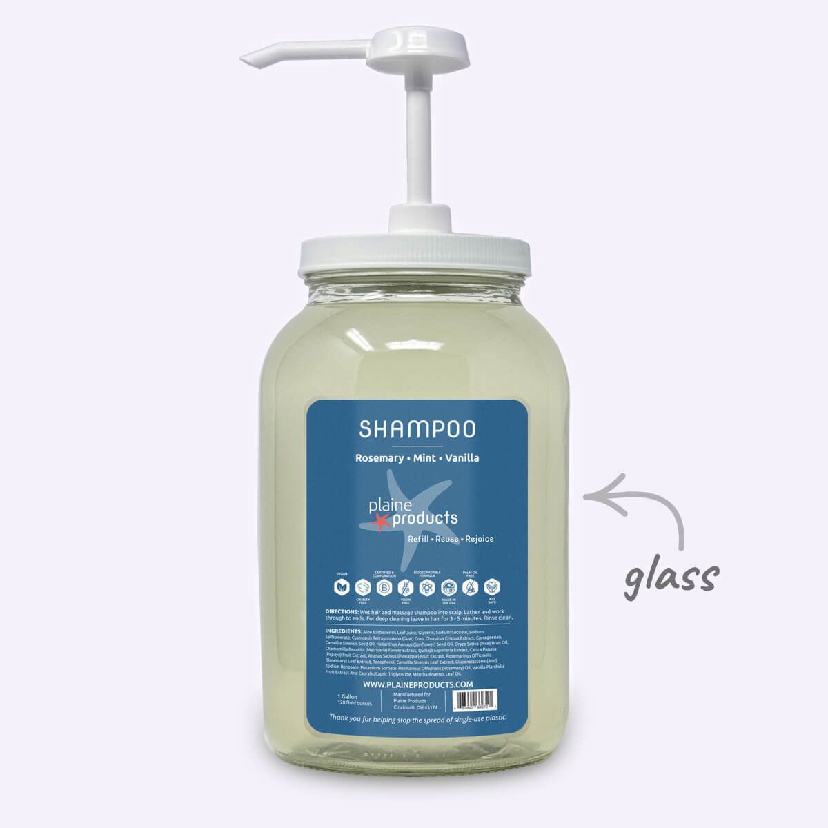 WS - One Gallon Shampoo (Pump not included) - Image 4